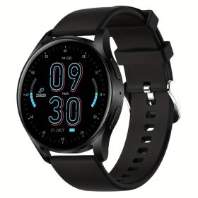 Trendy Smart Watch, Smart Watch For Men And Women, Make,answer Calls, Wireless Smart Watch, Fitness Tracker With Calorie Tracker, Pedometer, Text (Option: Black)